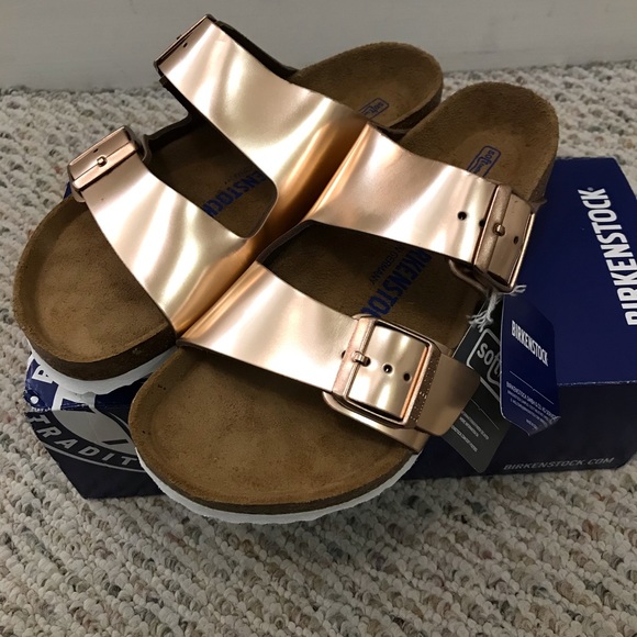 🆕 Birkenstock x Anthropologie arizona metallic - Picture 2 of 11